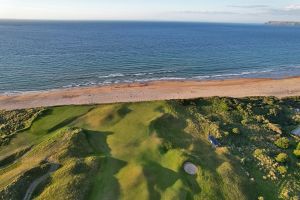 Royal Portrush 5th Green Aerial